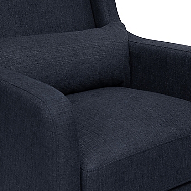 carter&#39;s&reg; by DaVinci&reg; Adrian Swivel Glider with Storage Ottoman in Performance Navy. View a larger version of this product image.