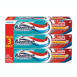Aquafresh® 3-Pack 5.6 oz. Triple Protection® Fluoride Toothpaste in Cool Mint