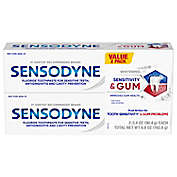 Sensodyne&reg; 2-pack 3.4 oz. Sensitivity and Gum Dual Action Whitening Toothpaste