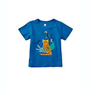 Tea Collection Ocelot Graphic Tee in Blue