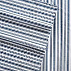 Alternate image 1 for Nautica&reg; Coleridge Stripe 200-Thread-Count Cotton Percale Queen Sheet Set
