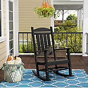 Westin Outdoor Mayfield Classic Rocking Chair in Black
