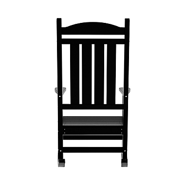 Westin Outdoor Mayfield Classic Rocking Chair in Black. View a larger version of this product image.