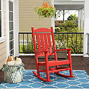 Westin Outdoor Mayfield Classic Rocking Chair in Red