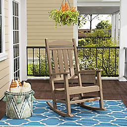 Westin Outdoor Mayfield Classic Rocking Chair in Weathered Wood