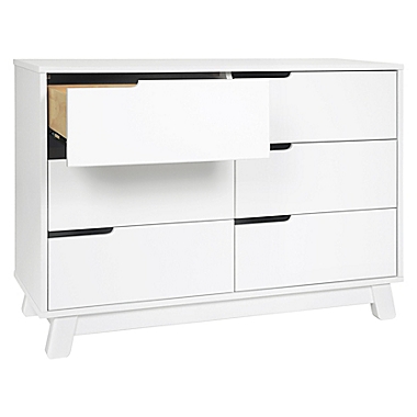 Babyletto Hudson 6-Drawer Double Dresser in White. View a larger version of this product image.