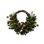 Alternate image 0 for Bee &amp; Willow&trade; 26-Inch Christmas Greenery Half Wreath
