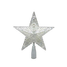 H for Happy™ 9.84-Inch LED Clear Star Christmas Tree Topper