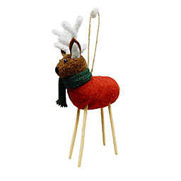 Bee & Willow™ 6-Inch Felt Reindeer Holiday Ornament in Red