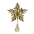Alternate image 1 for Bee &amp; Willow&trade; Star Leaves Christmas Tree Topper in Gold