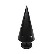 Bee &amp; Willow&trade; 8-Inch Metal Christmas Tree Figurine in Black