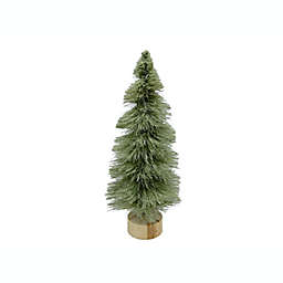 Bee & Willow™ 9-Inch Medium Bottle Brush Christmas Tree Figurine in Green