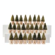 Bee &amp; Willow&trade; Countdown to Christmas Mini Bottle Brush Trees (Set of 25)