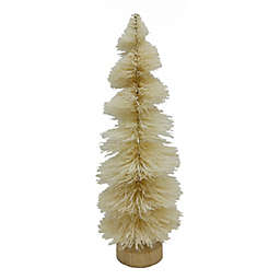 Bee & Willow ™ 12-Inch Bottle Brush Christmas Tree Figurine in Natural