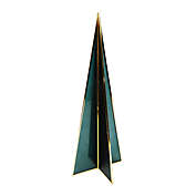 Studio 3B&trade; 14-Inch Glass Prism Christmas Tree Figurine in Green
