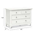 Alternate image 3 for Namesake Emma Regency 4-Drawer Dresser in Warm White