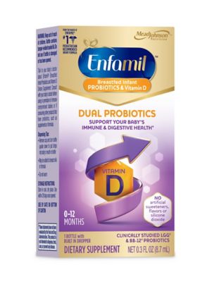 Enfamil&trade; Dual Probiotics and Vitamin D 0.3 fl. oz. Breastfed Infant Daily Supplement Drops