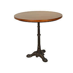 Carolina Chair & Table Velio Accent Table in Chestnut/Black