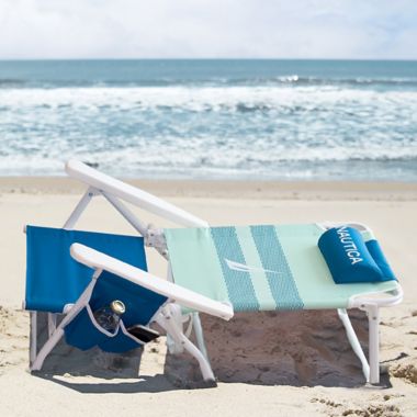 Nautica&reg;  5-Position Beach Chair in Blue. View a larger version of this product image.