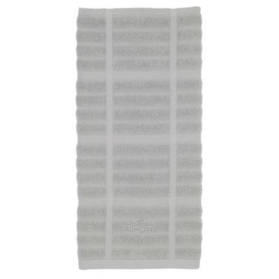 All-Clad Solid Kitchen Towel in Titanium | Bed Bath & Beyond