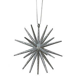 4-Inch Metallic Starburst Christmas Tree Ornament in Gold/Silver