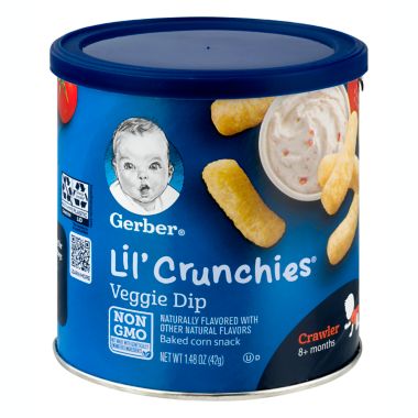Gerber&reg; Graduates&reg; Lil' Crunchies in Crunchie Vegetable. View a larger version of this product image.