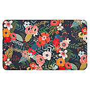 Mohawk Home&reg; Blooming On 18-Inch x 30-Inch Anti-Fatigue Kitchen Mat in Blue