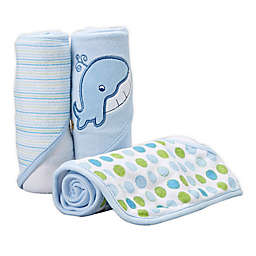 Spasilk® Hooded Towels (Pack of 3) - Whale