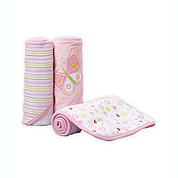 Spasilk® 3-Pack Hooded Towels in Butterfly Pink
