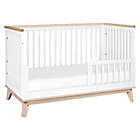 Alternate image 2 for Babyletto Scoot 3-in-1 Convertible Crib in White/Washed Natural