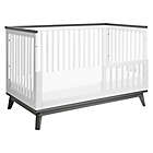 Alternate image 2 for Babyletto Scoot 3-in-1 Convertible Crib in White/Slate