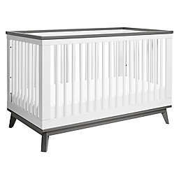 Babyletto Scoot 3-in-1 Convertible Crib in White/Slate