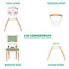 Alternate image 4 for evolur&reg; Ann 4-in-1 Beechwood High Chair in Pink