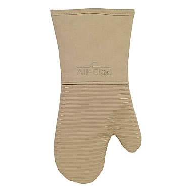 All-Clad Silicone Oven Mitt in Cappuccino. View a larger version of this product image.