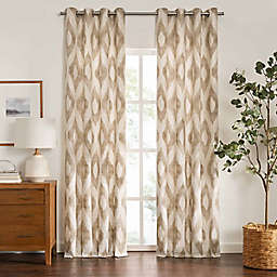 Destinations by Waverly® Davian 63-Inch Light Filtering Window Curtain Panel in Linen