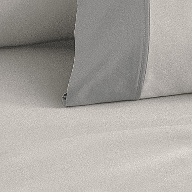 Scott Living&trade; Charcoal Infused 320-Thread-Count Performance Queen Sheet Set in Rainy Day. View a larger version of this product image.