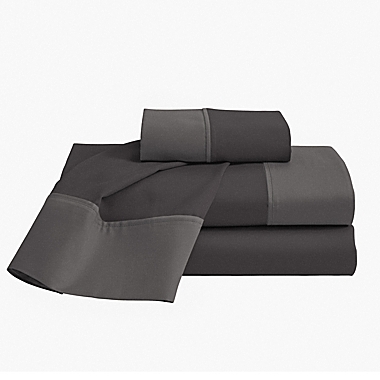 Scott Living Charcoal-Infused 320-Thread Count Sateen Sheet Set. View a larger version of this product image.