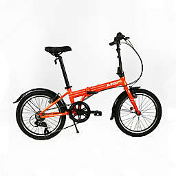 ZIZZO® Via 20-Inch 7-Speed Folding Bicycle in Orange