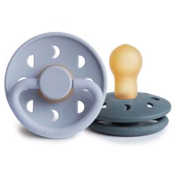 FRIGG 2-Pack Moon Rubber Pacifiers