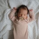 Alternate image 1 for FRIGG 0-6M 2-Pack Rope Rubber Pacifiers in Sage/Tan