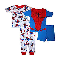 Marvel® 4-Piece Spider-Man Pajama Set in Red