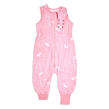 HALO&reg; Size 2T SleepSack&reg; Folklore Polar Fleece Wearable Blanket in Pink. View a larger version of this product image.