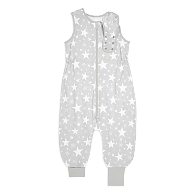 HALO&reg; Size 2T SleepSack&reg; Star Polar Fleece Wearable Blanket in Grey. View a larger version of this product image.