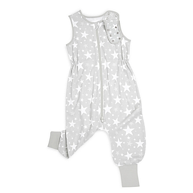HALO&reg; Size 2T SleepSack&reg; Star Polar Fleece Wearable Blanket in Grey. View a larger version of this product image.
