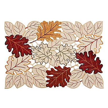 Harvest Autumn Bliss Cutwork Placemat. View a larger version of this product image.