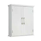 Alternate image 0 for Teamson Home Newport Contemporary Removable Wooden Wall Cabinet in White