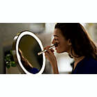 Alternate image 9 for iHome&reg; Glow Ring 10x/1x Oversized Rechargeable Vanity Mirror in Silver/Nickel