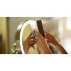 Alternate image 12 for iHome&reg; Glow Ring 10x/1x Oversized Rechargeable Vanity Mirror in Silver/Nickel