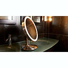 Alternate image 11 for iHome&reg; Glow Ring 10x/1x Oversized Rechargeable Vanity Mirror in Silver/Nickel