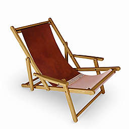 Deny Designs Michael Schauer Minimal Sling Beach Chair in Pink